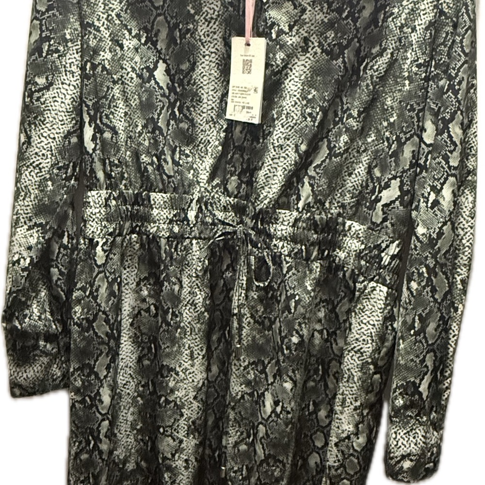 Snakeskin Print dress